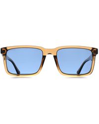 Police - Rectangle Shiny Transparent Light Polarized Splp21E Origins Lite 30 - Lyst