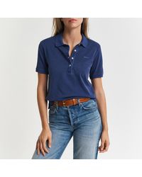 GANT - Sunfaded Pique Polo Shirt - Lyst