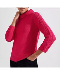 Hobbs - Camilla Cable Jumper - Lyst
