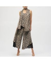 Joseph Ribkoff - Leopard Print Sleeveless Top - Lyst