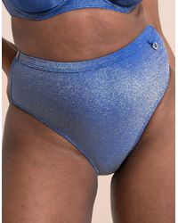 Curvy Kate - Sapphire Seas High Waist Bikini Brief Sparkle - Lyst