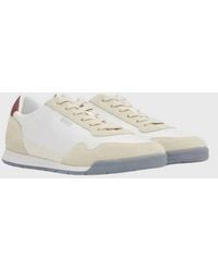 BOSS - Cream Titanium Trainers - Lyst