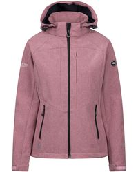 Trespass - Soft Shell Jacket Fryatt Polyester Light Mulberry Marl - Lyst