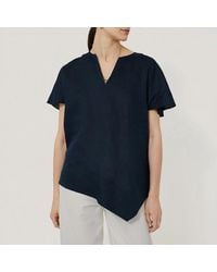 Jigsaw - Linen Relaxed Top - Lyst