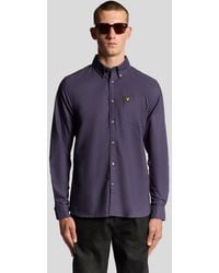 Lyle & Scott - Cotton Button Down Oxford Shirt - Lyst