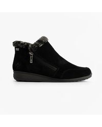 Rieker - 47256-00 Flat Ankle Boots - Lyst