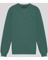 Lyle & Scott - Cotton Crew Neck Sweatshirt - Lyst