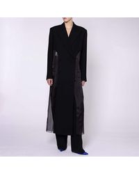 ROKSANDA - Double Breasted Wool Kifah Coat - Lyst
