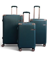 Infinity Luggage - Snowball Dark Expandable Hard Shell Suitcase - Lyst