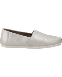 TOMS - Metallic Suede Alpargata Classic Espadrille - Lyst