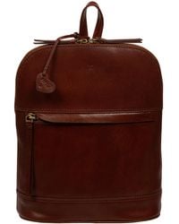 NiNa Amora - 'Antonia' Conker Leather Backpack - Lyst