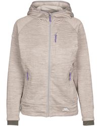 Trespass - Fleece Jacket Tara Polyester Platinum - Lyst