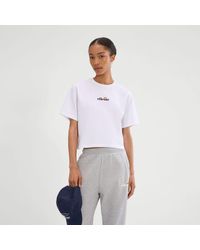 Ellesse - Silinto 2 Cropped Tee - Lyst
