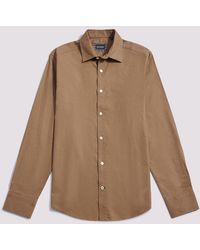 Duchamp - Regular Collared Cotton Shirt - Lyst