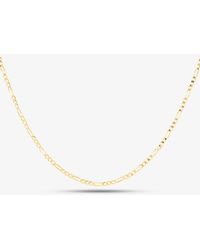 T.H.Baker - 9Ct Inch Fine Figaro Chain Sffp-150-9Y - Lyst