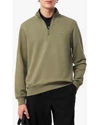 Lacoste - Quarter Zip Jumper - Lyst