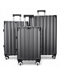 Infinity Luggage - Charcoal Hard Shell Robust Tsa Suitcases - Lyst
