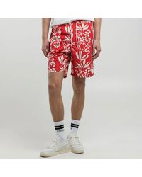 Replay - Two-Tone Floral Swim Shorts - Lyst