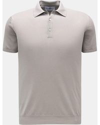 Della Ciana - Kurzarm-Strickpolo - Lyst