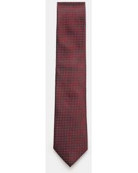 ZEGNA - Krawatte/Hellgrau/Schwarz Gemustert - Lyst