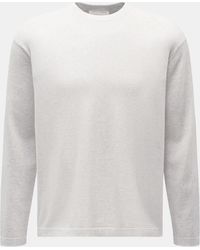 Lisa Yang - Feinstrick Rundhals-Pullover 'Brendan' Meliert - Lyst