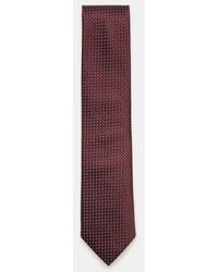 ZEGNA - Seidenkrawatte/Schwarz/Creme Gemustert - Lyst