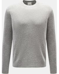 Allude - Rundhalspullover Meliert - Lyst