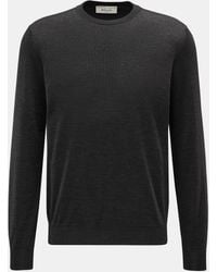 FILIPPO DE LAURENTIIS - Merino Feinstrick-Rundhalspullover Meliert - Lyst