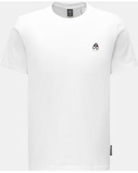 Moose Knuckles - Rundhals-T-Shirt 'Crescent Tee' - Lyst