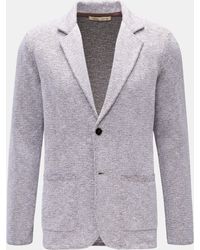 Maurizio Baldassari - Strickblazer/Weiß Meliert - Lyst