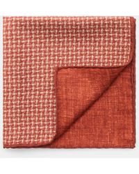 Brunello Cucinelli - Seiden-Einstecktuch/Off- Gemustert - Lyst