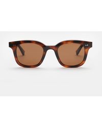 Chimi - Sonnenbrille '02' Gemustert/Braun - Lyst