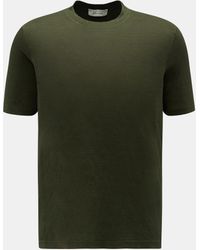 FILIPPO DE LAURENTIIS - Leinen Rundhals-T-Shirt 'Jerlin' - Lyst