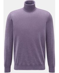 Brunello Cucinelli - Cashmere Rollkragenpullover Meliert - Lyst