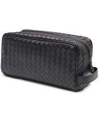 Bottega Veneta Ledernecessaire - Schwarz