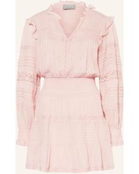 Neo Noir - Kleid ARAN mit Spitze und Rüschen - Lyst