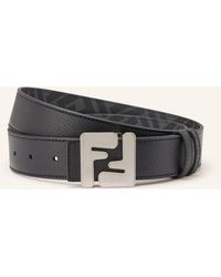 Fendi - Ledergürtel FF SQUARED zum Wenden - Lyst