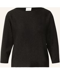 Comma, - Pullover mit 3/4-Arm und Glitzergarn - Lyst