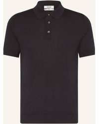 COS - Strick-Poloshirt mit Seide - Lyst