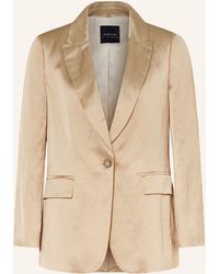 Marc Cain - Blazer mit Leinen aus Satin - Lyst