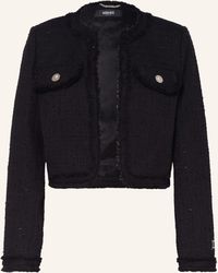 Versace - Tweed-Jacke mit Pailletten - Lyst