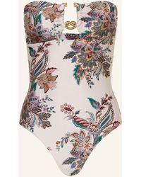 Zimmermann - Bandeau-Badeanzug RHIANNON - Lyst