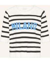 Milano Italy - Oversized-Pullover mit 3/4-Arm - Lyst