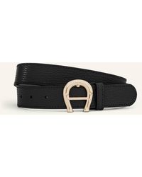 Aigner - Ledergürtel LOGO - Lyst