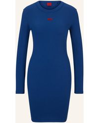 HUGO - Jersey-Kleid NEMALIA Slim Fit - Lyst