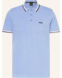 BOSS - Piqué-Poloshirt PADDY CURVED Regular Fit - Lyst