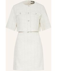 Maje - 2-in1-Kleid aus Bouclé mit Glitzergarn - Lyst