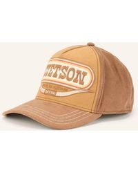 Stetson - Cap in Lederoptik - Lyst