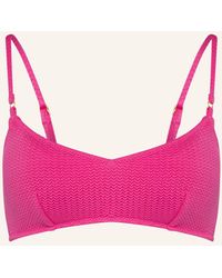 Seafolly Bustier-Bikini-Top SEA DIVE - Pink