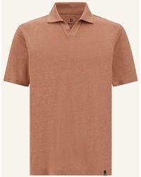 BOGGI - Jersey-Poloshirt aus Leinen - Lyst